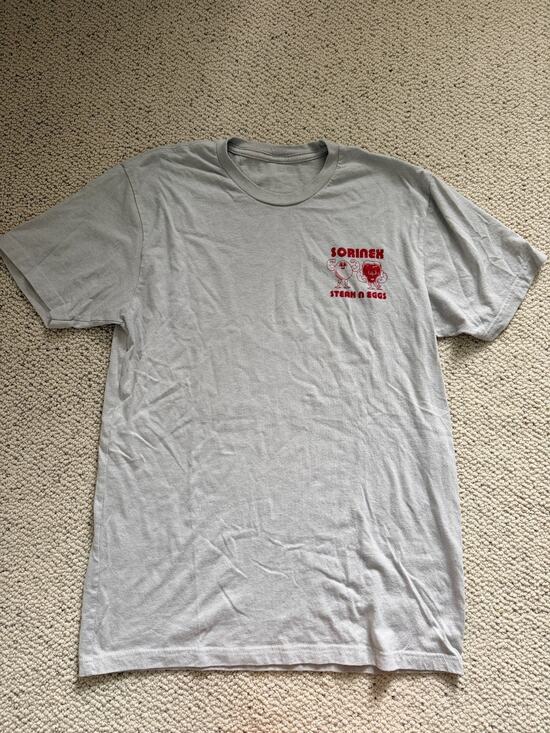 Off-White Other - Sorinex Steak N Eggs T-Shirt Off White Mens Small Strength Powerlifting Gym Tee